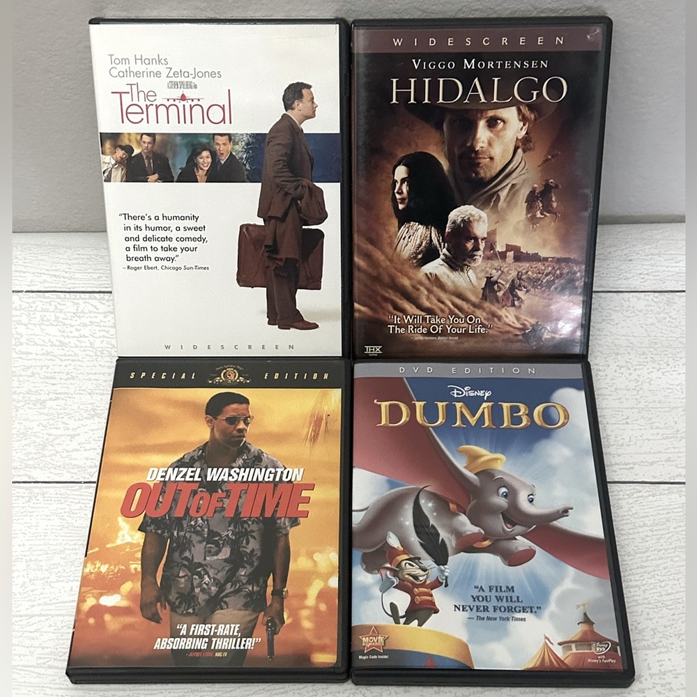 4 Previously Watched DVDs